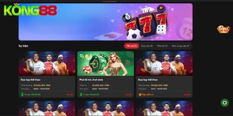Nhà cái KONG88 luôn biết cách chiều lòng người chơi Nhà cái KONG88 luôn biết cách chiều lòng người chơi